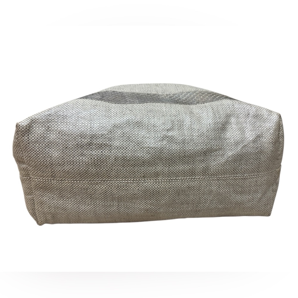 Carlos Falchi's Signature Tote in Grey Silver - Picture 13 of 13